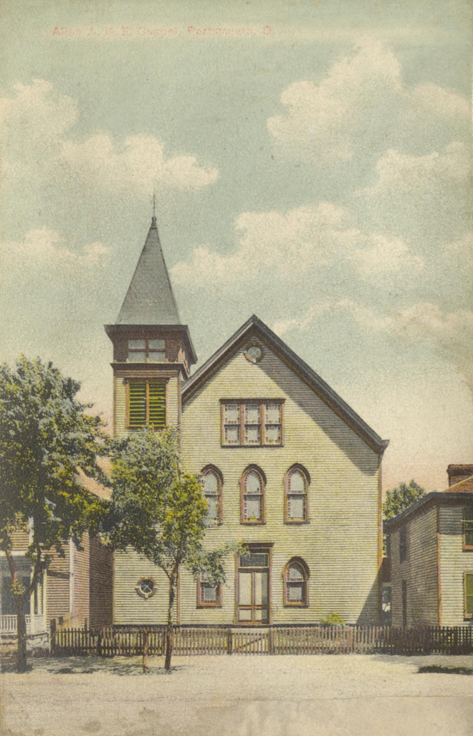 Allen Chapel of the AME Church on Seventh Street, formerly Spencer Chapel of the German Methodist Society, Portsmouth, Ohio