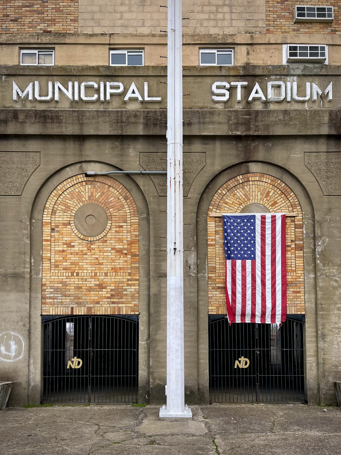 Main Entrance to Spartan-Municipal Stadium in Portsmouth, Ohio